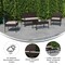 Flash Furniture 4 Piece Brown Patio Set with Beige Cushions JJ-S312-BNBG-GG - alternate 2